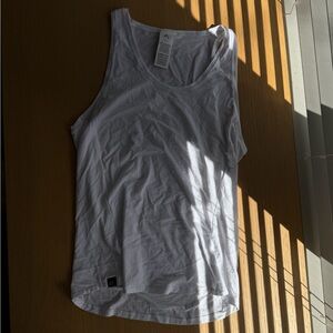 Oner active White Cotton Tank Top